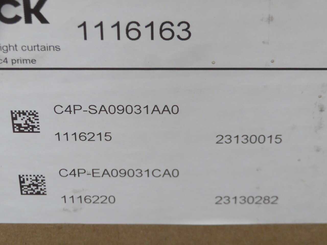 SICK C4P-SA09031AA0 C4P-EA09031CA0 DETEC4 SENDER RECEIVER - SENSORS