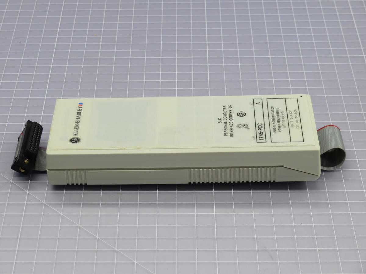 ALLEN BRADLEY 1745-PCC SLC 100 PERSONAL COMPUTER INTERFACE CONVERTOR T210821 - AUTOMATION & CONTROLS