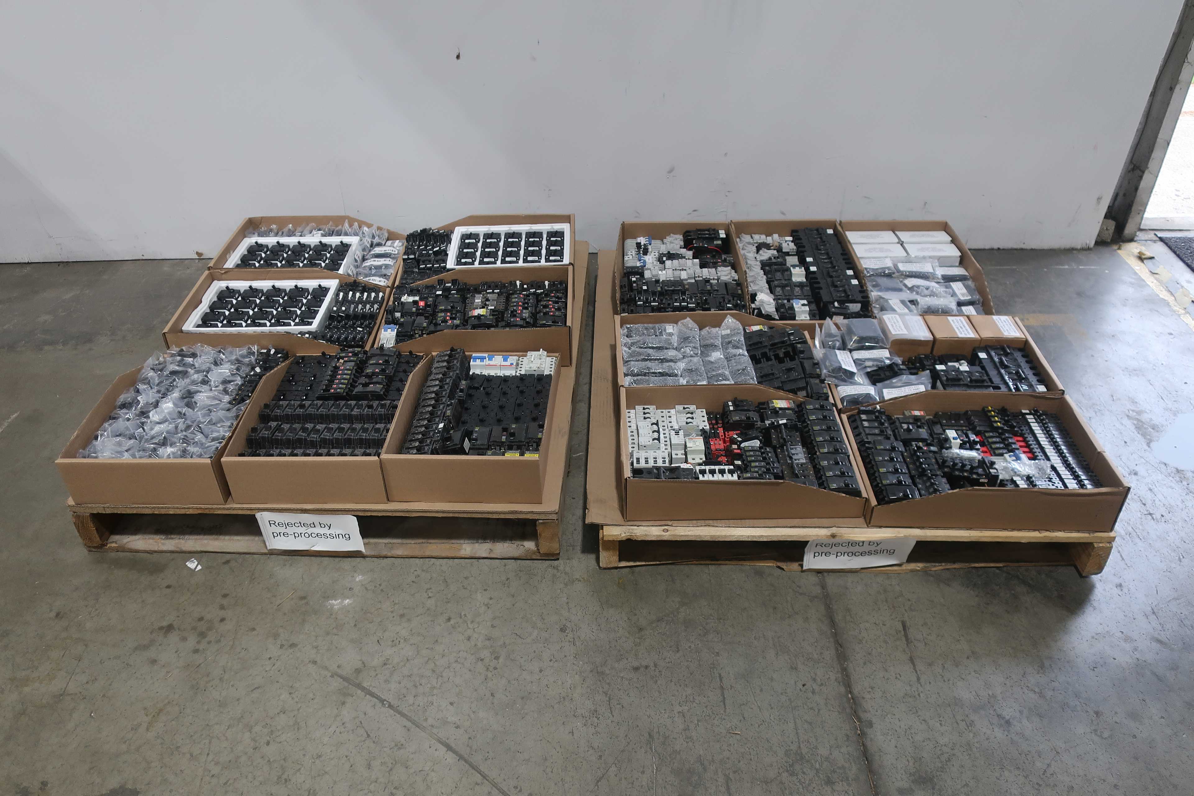 SKU 1783910 - 2 PALLETS OF ASSORTED ELECTRICAL COMPONENTS - ELECTRICAL COMPONENTS