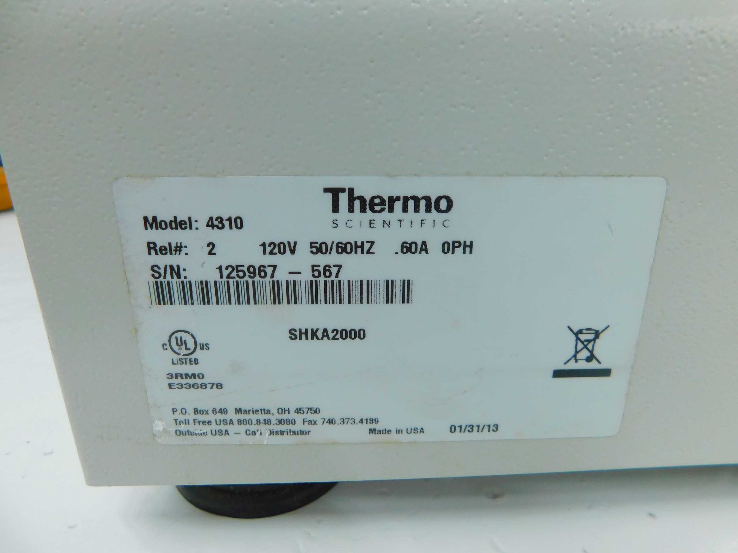 THERMO SCIENTIFIC MAXQ 2000 SHKA2000 4310 OPEN AIR PLATFORM SHAKER - LAB & SCIENTIFIC