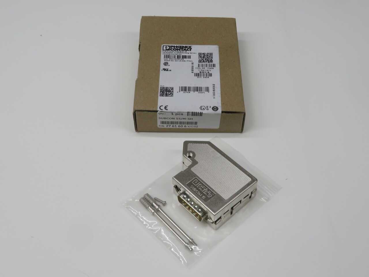 Lot Of 17 Phoenix Contact Subcon 15/M-Sh D-Sub Bus Connectors T272056 - AUTOMATION & CONTROLS