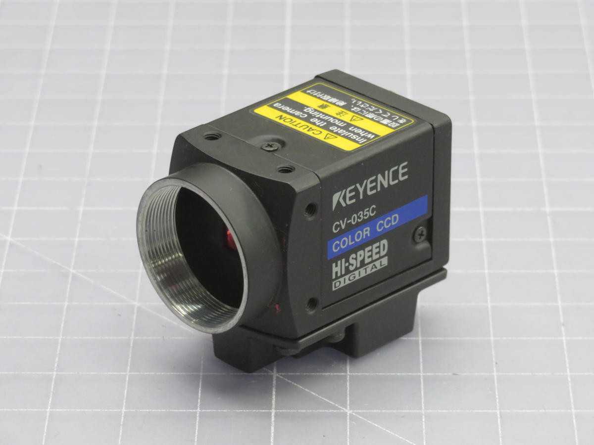 KEYENCE CV-035C COLOR CAMERA T233929 - PLC MODULES