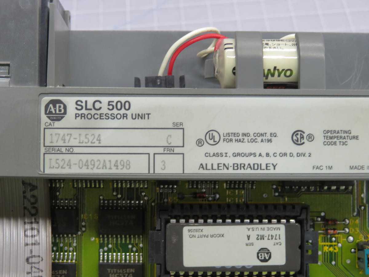 ALLEN BRADLEY 1747-L524 PROCESSOR UNIT T231337 - AUTOMATION & CONTROLS