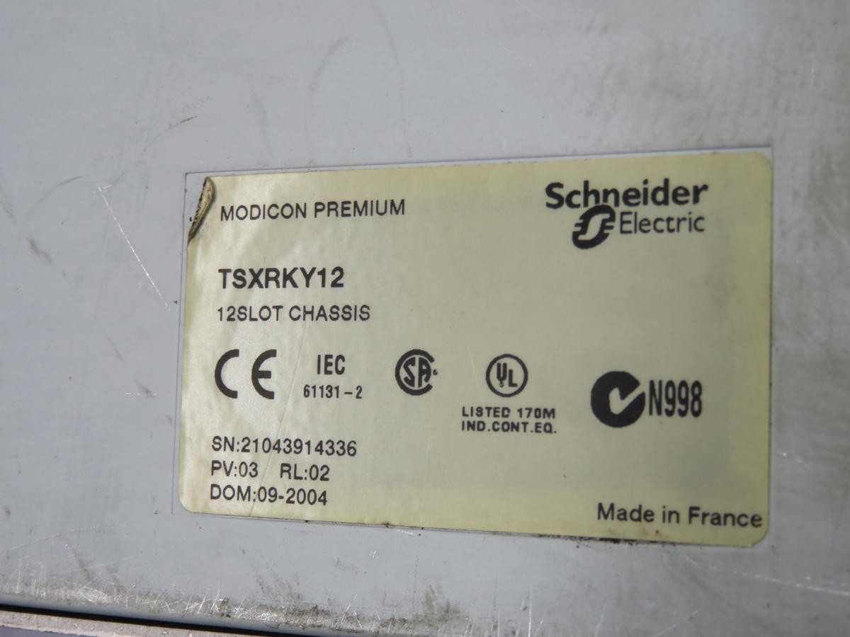 SCHNEIDER TSX-RKY-12 MODICON PREMIUM T238317 - PLC MODULES