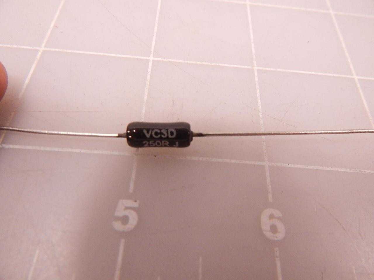 LOT OF 250 CLAROSTAT VC3D250 WIREWOUND RESISTORS - THROUGH HOLE VC SERIES 250 OHMS 3.0 W FIXED WIREW - SHAFT MOUNT GEAR REDUCER