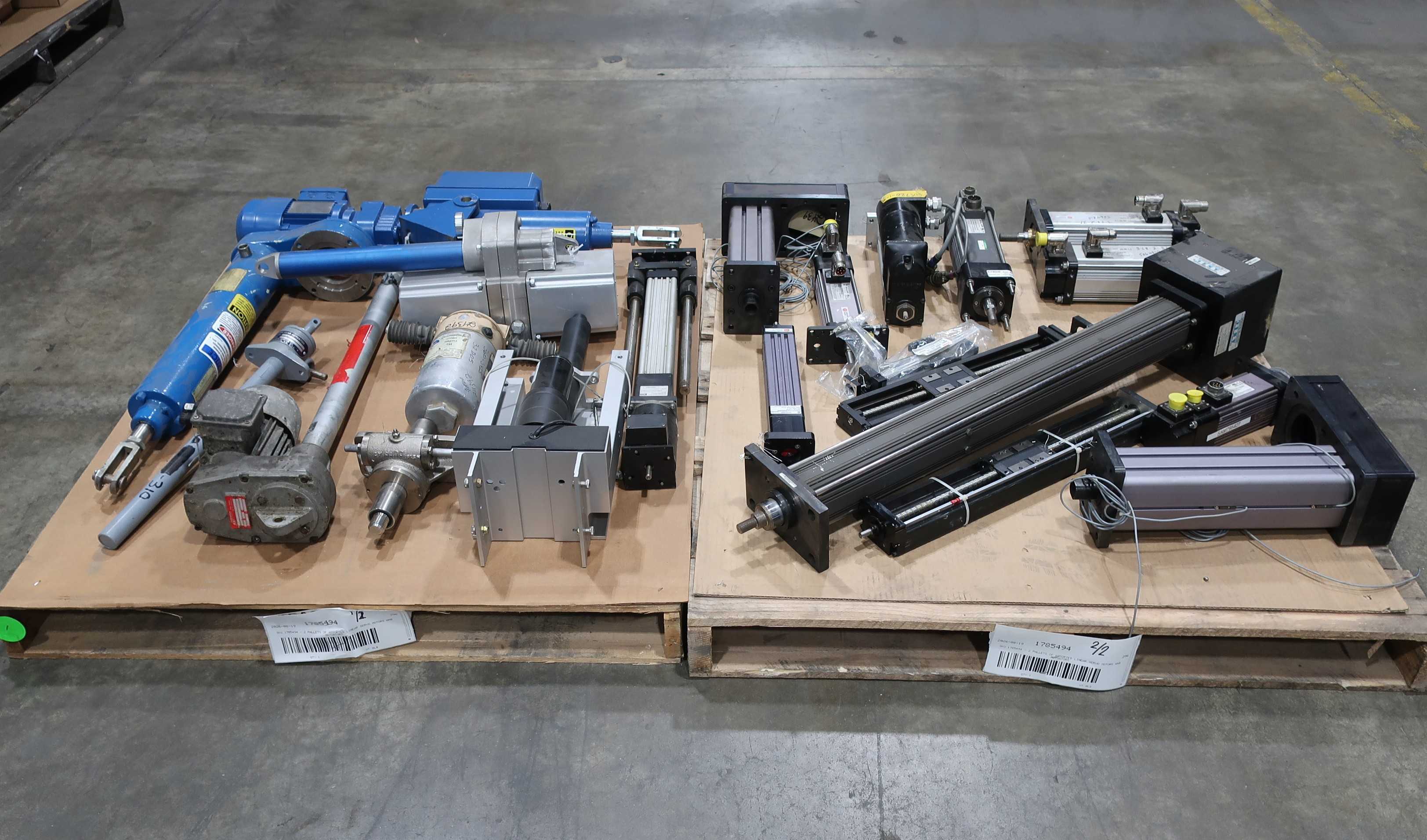 SKU 1785494 - 2 PALLETS OF ASSORTED LINEAR SERVO MOTORS AND ACTUATORS - LINEAR SERVO MOTORS