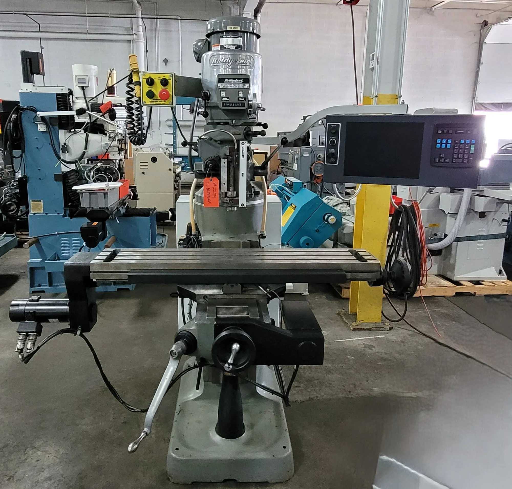 Bridgeport Series 1 EZ Trak DX Vertical Mill, 2 HP, 9" x 48" Table, R8 Spindle, 4200 RPM - VERTICAL MILLING MACHINES