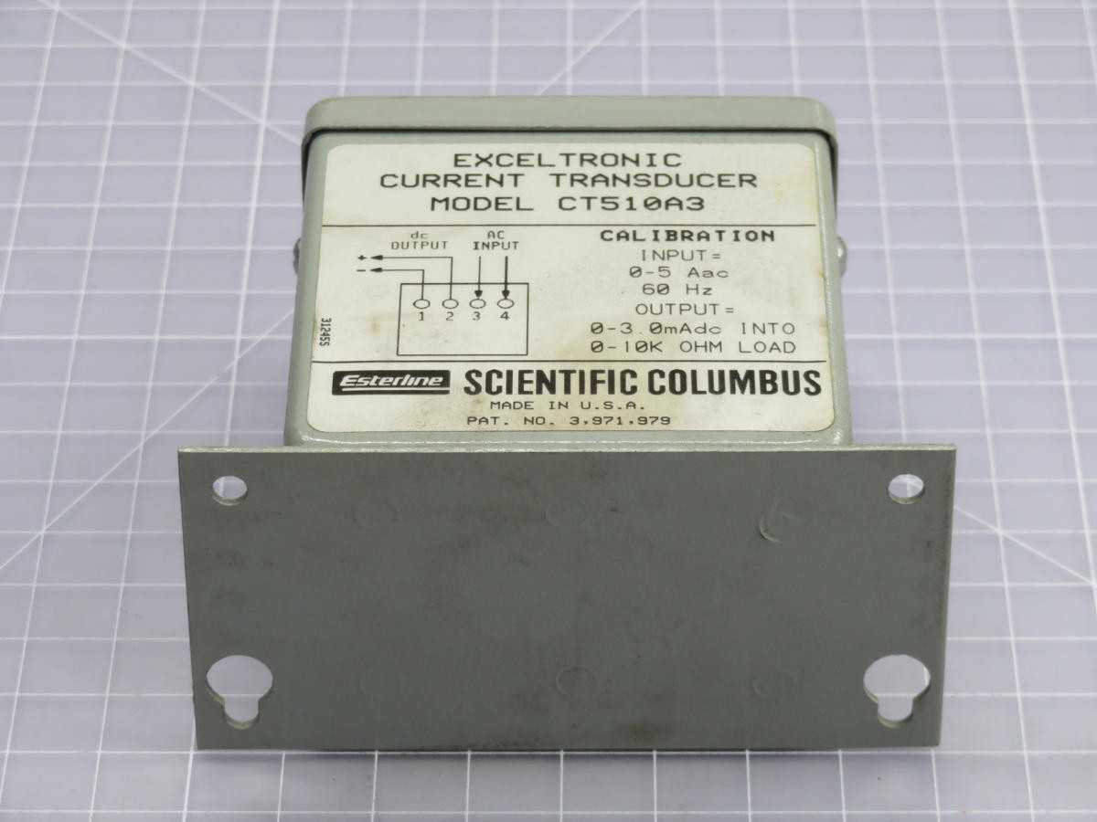 AMETEK CT510A3 RMS CURRENT TRANSDUCER T238759 - TEMPERATURE TRANSDUCER
