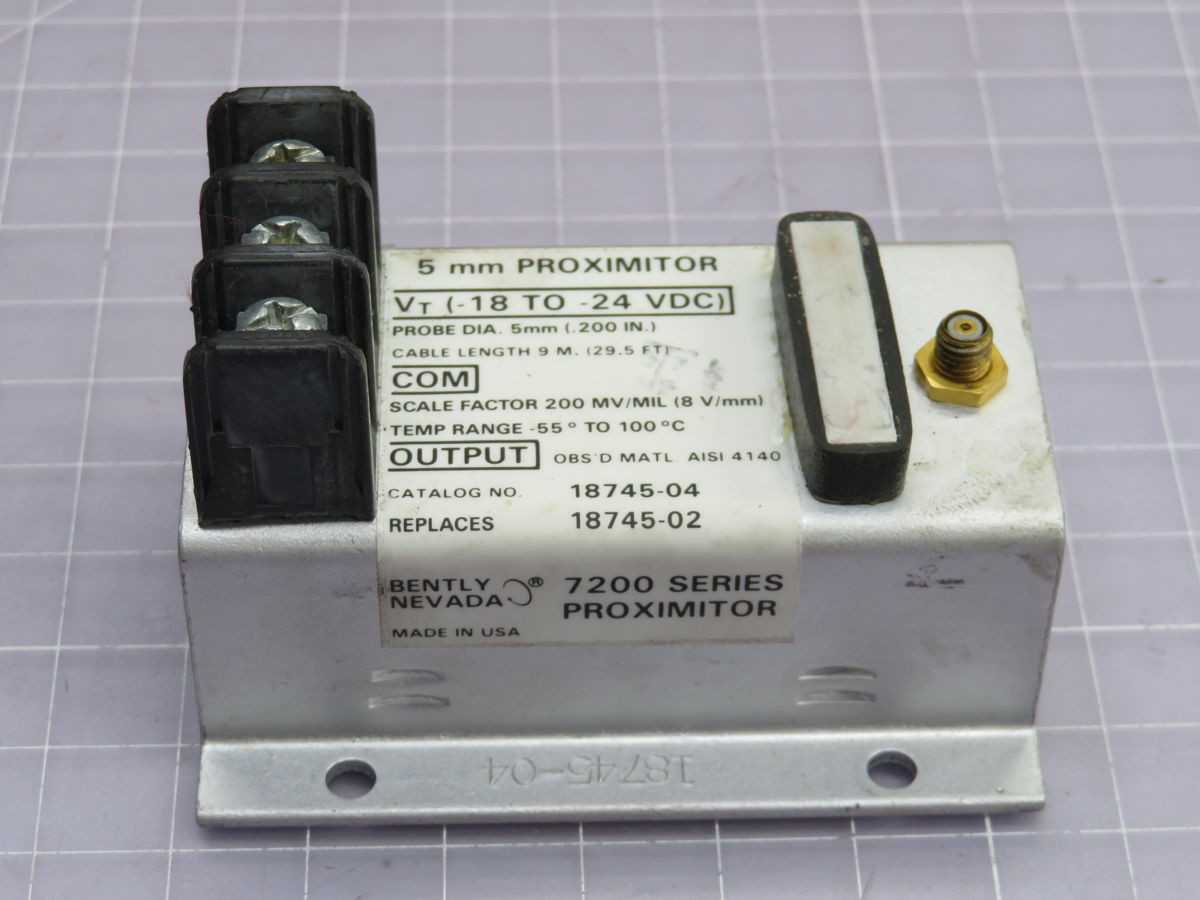 BENTLY NEVADA 18745-04 PROXIMITY SWITCH T251025 - SWITCHES