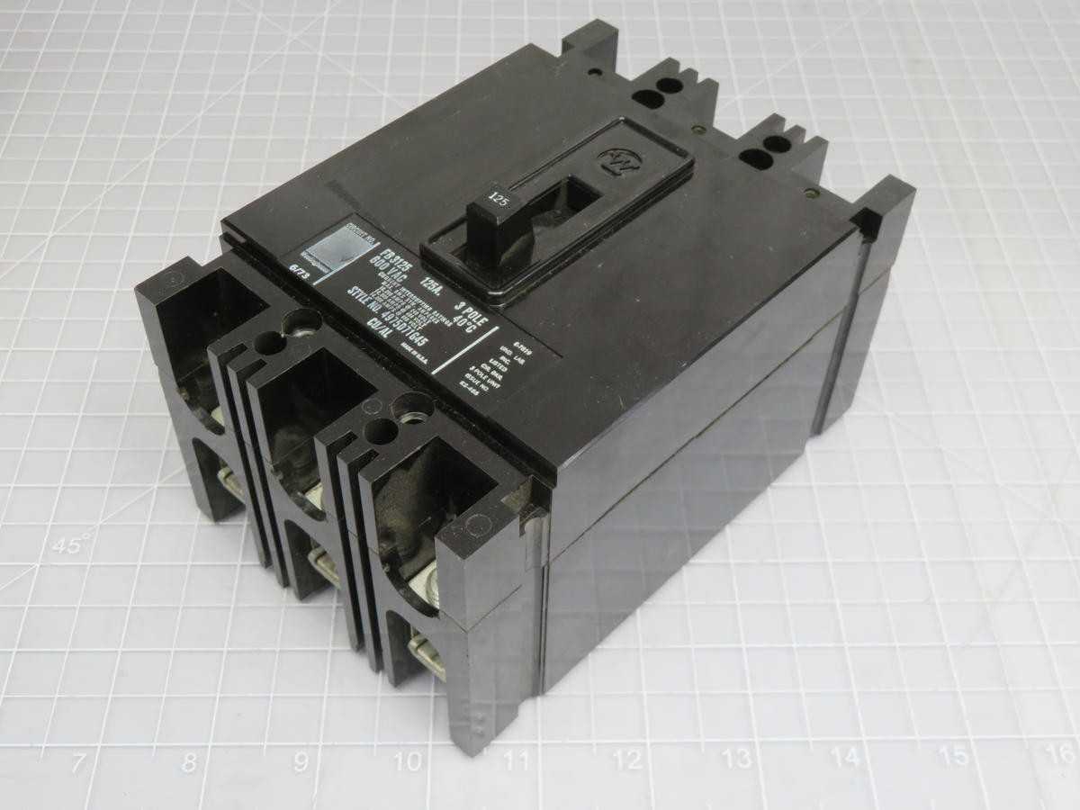 Westinghouse FB3125 Thermal Magnetic Molded Case Circuit Breaker T1 - CIRCUIT BREAKERS
