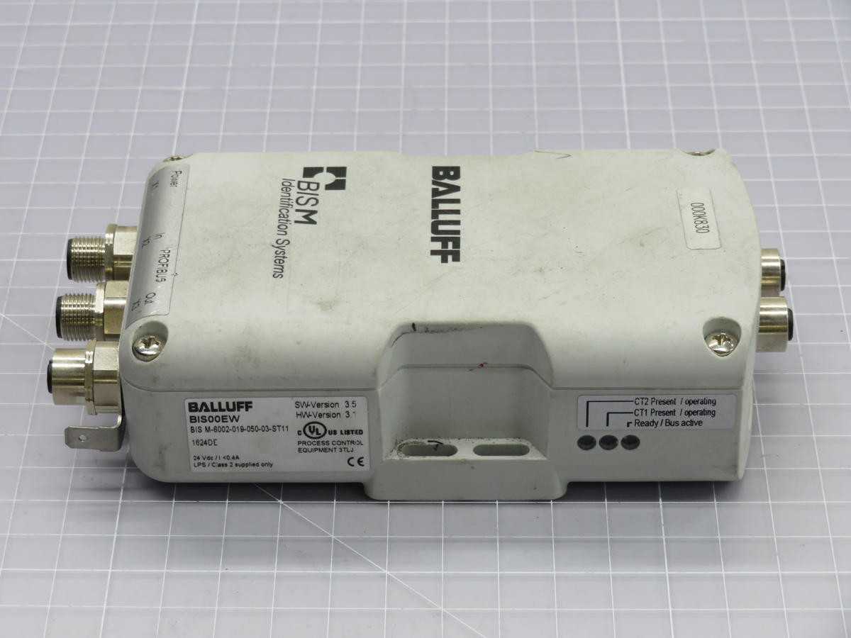 Balluff BIS00EW BIS M-6002-019-050-03-ST11 Processor Unit Interface T213419 - SENSORS