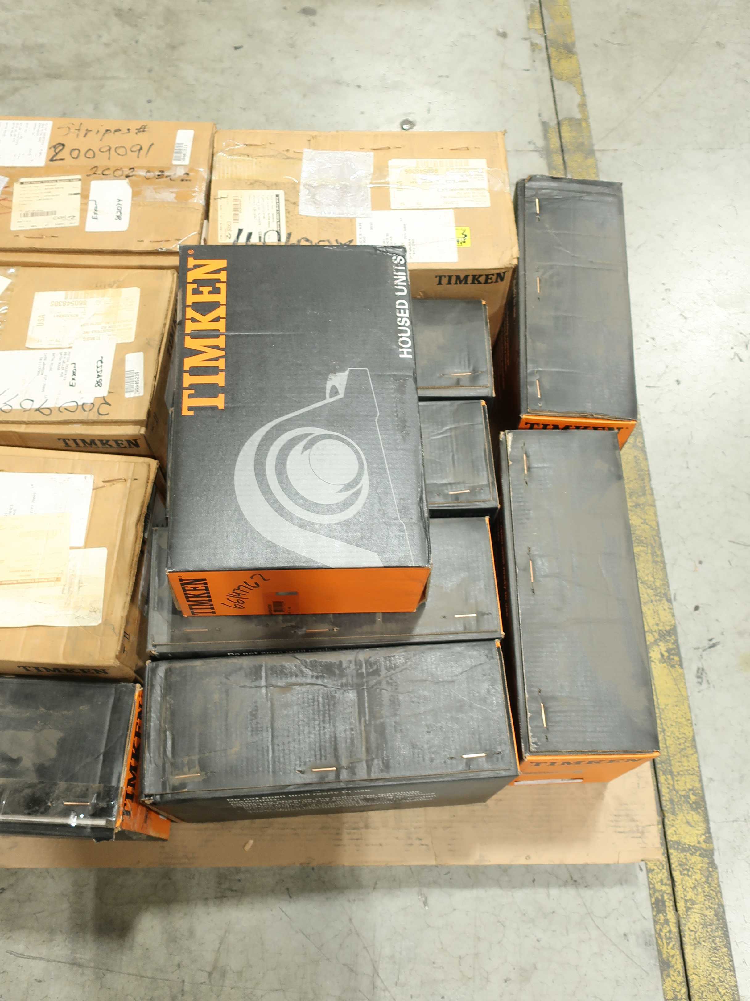 SKU 1773742 - PALLET OF ASSORTED TIMKEN PILLOW BLOCK BEARINGS - PILLOW BLOCK BEARING