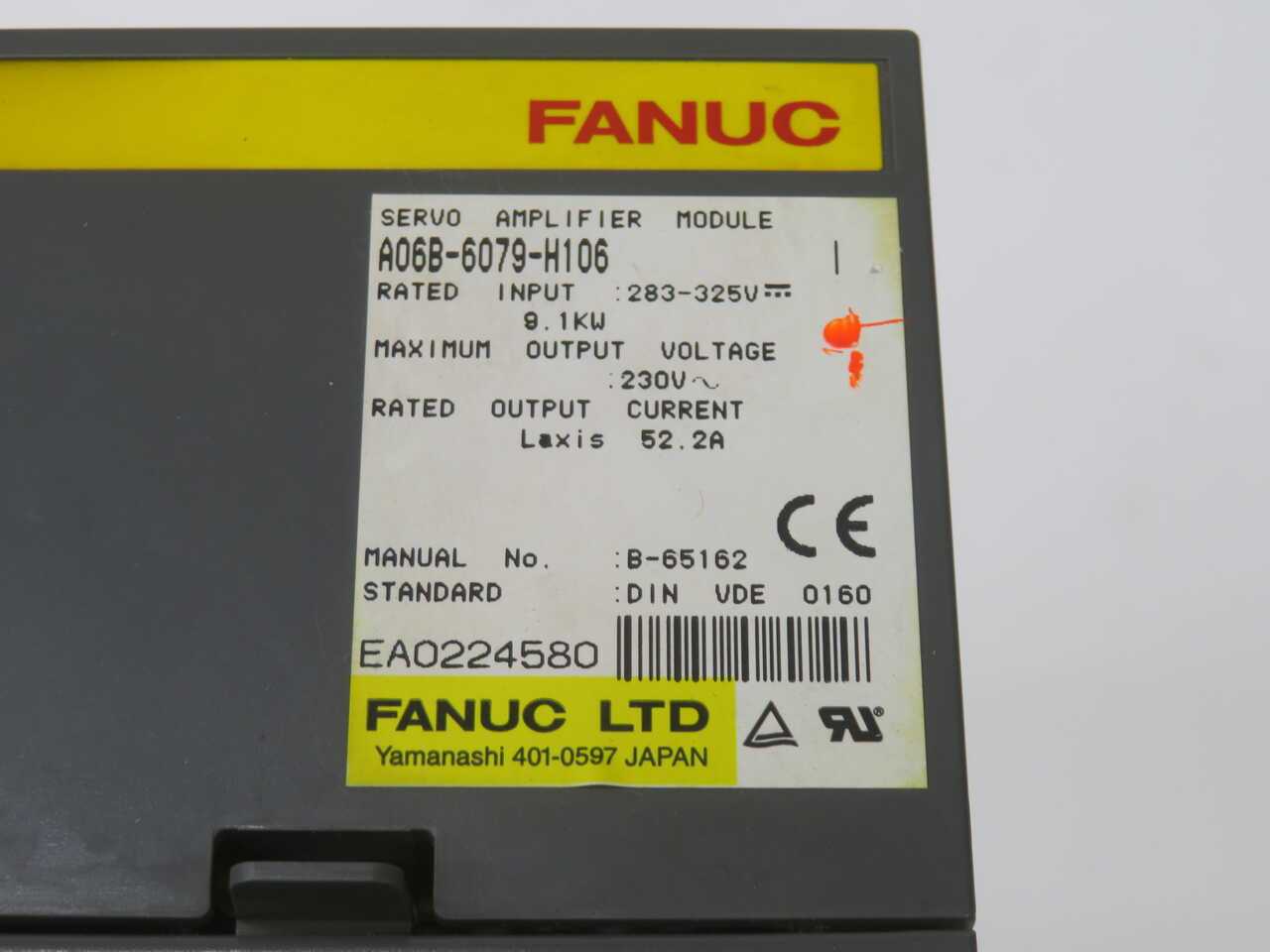 FANUC A06B-6079-H106 SERVO DRIVE T271696 - SERVO DRIVES