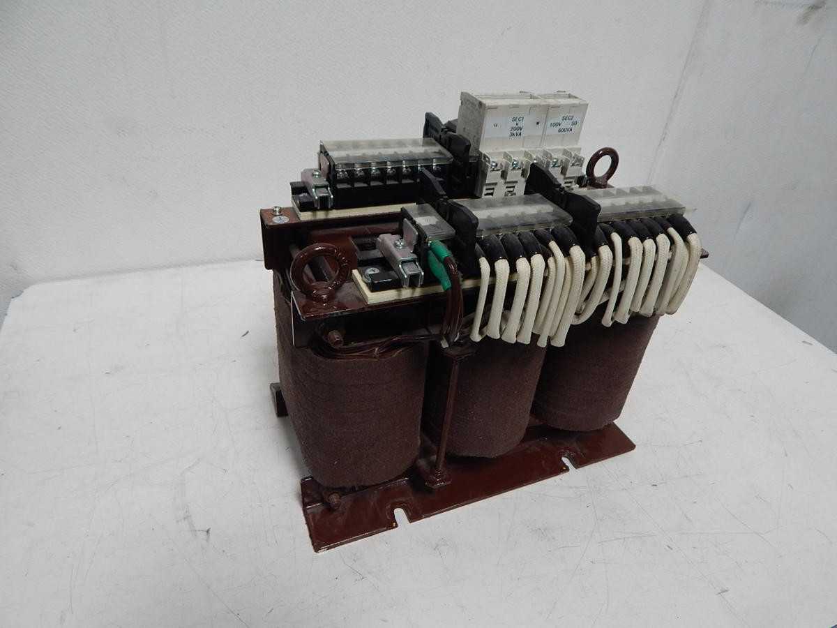 NUNOME ELECTRIC TDS3012 DRY-TYPE TRANSFORMER PRI.200/220/380/400/420/480,SEC.200/100,3PH,3.6 KVA M32 - DRY TRANSFORMERS