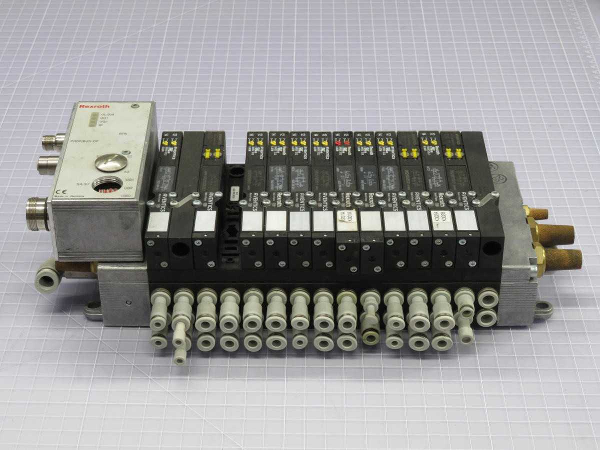 REXROTH 1827030166 RMV-DP/F PROFIBUS DP DECENTRALIZED MODULE T211186 - PLC MODULES