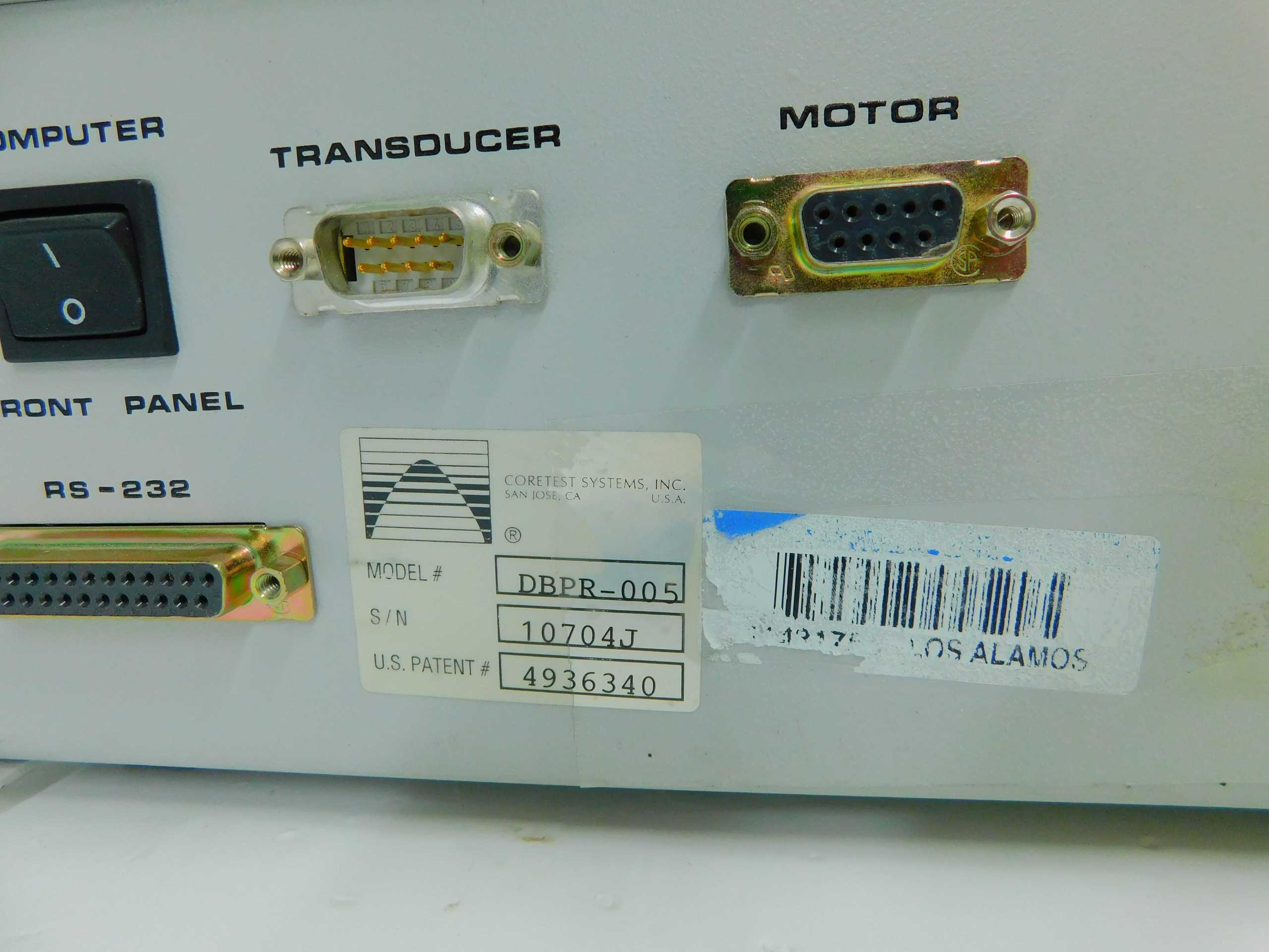Coretest DBPR-005 Digital Back-Pressure Regulator - PNEUMATIC REGULATOR
