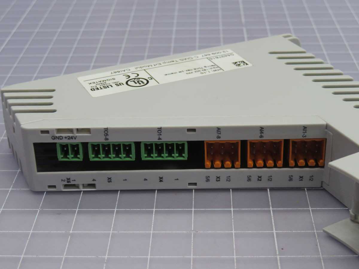 SIGMATEK CAI887 TEMPERATURE DETECTION MODULE BH0291 - TEMPERATURE CONTROL COMPONENTS