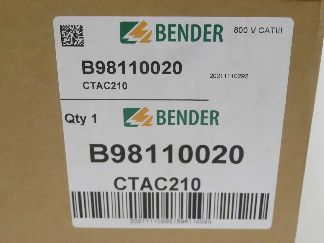 Bender CTAC210 210mm Current Transformer For Insulation Monitoring - INSTRUMENTATION