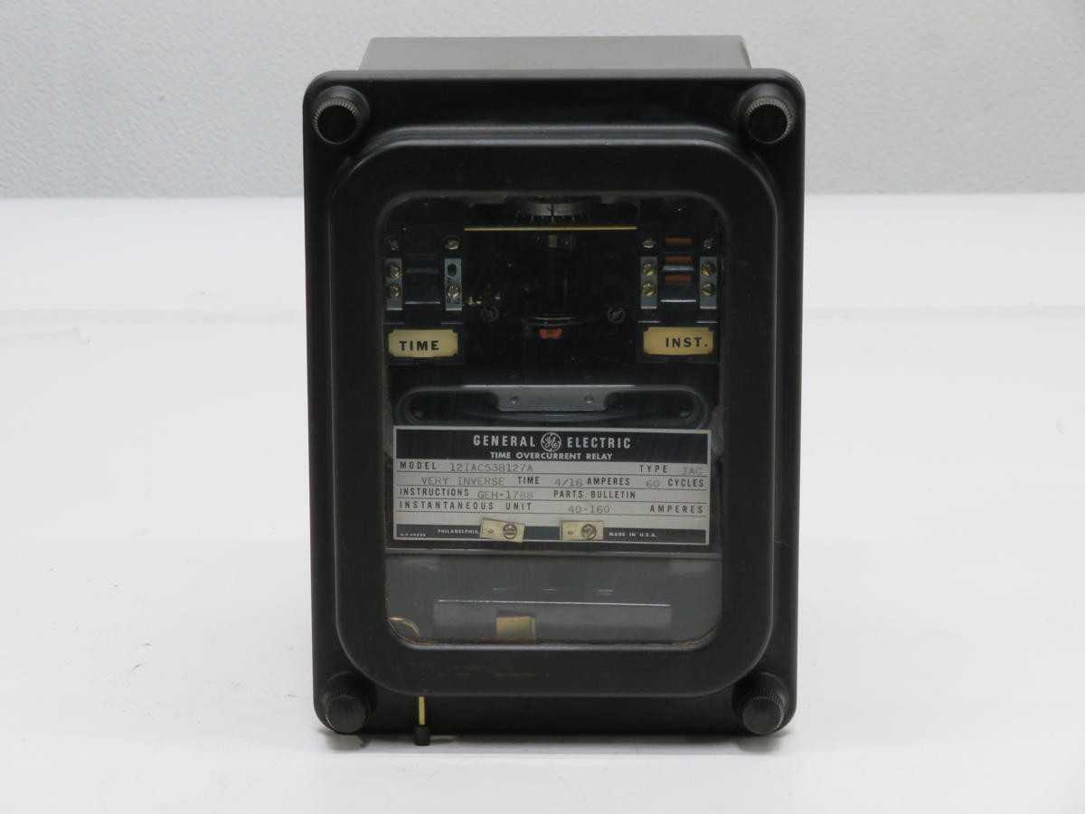GE 12IAC53B127A Type IAC Time Overcurrent Relay T210305 - ELECTRICAL COMPONENTS