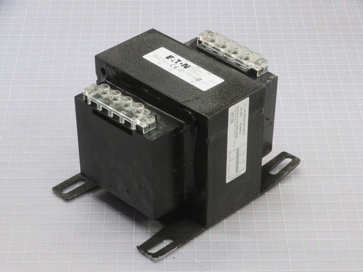 EATON CE0500K5ECEFS TYPE MTK INDUSTRIAL CONTROL TRANSFORMER T246170 - CONTROL TRANSFORMERS