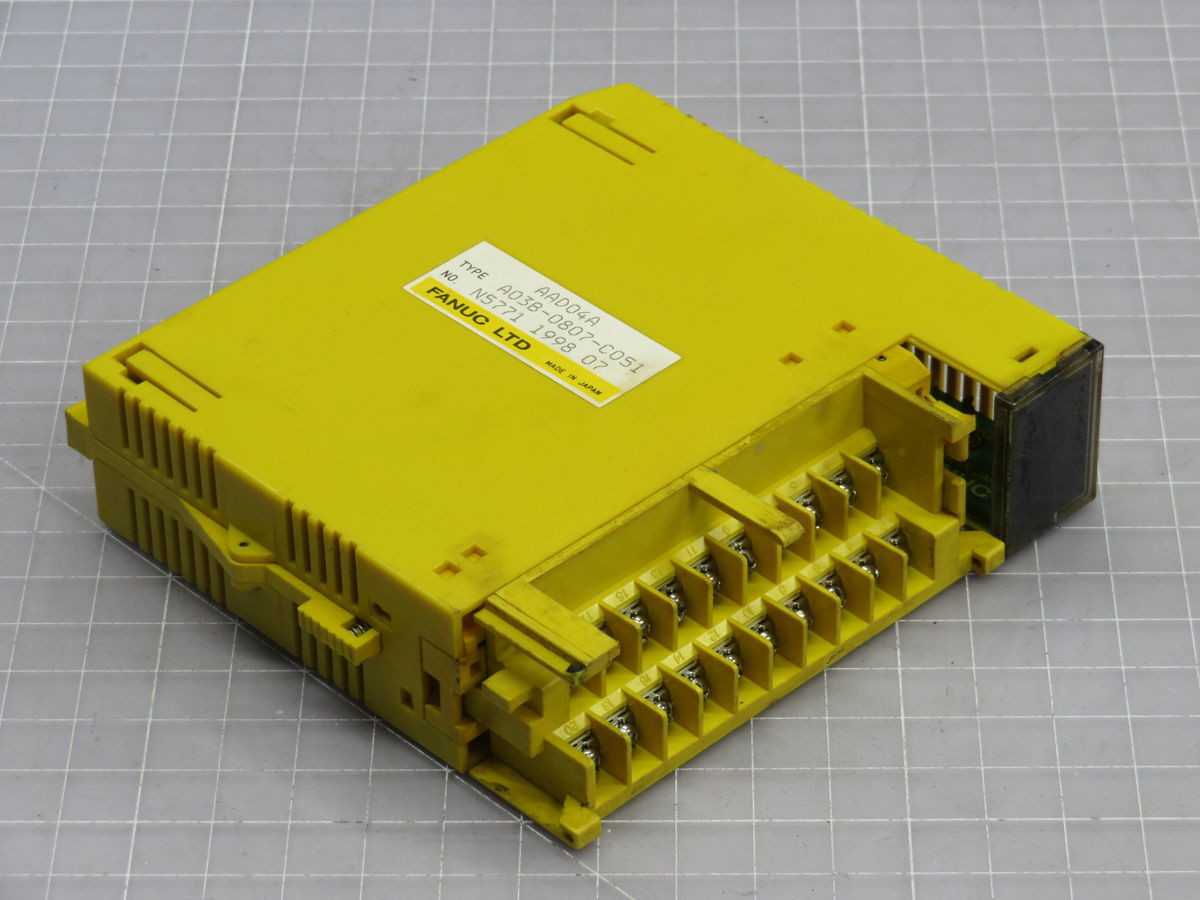 FANUC A03B-0807-C051 AAD04A INPUT MODULE T248037 - SERVO MOTORS
