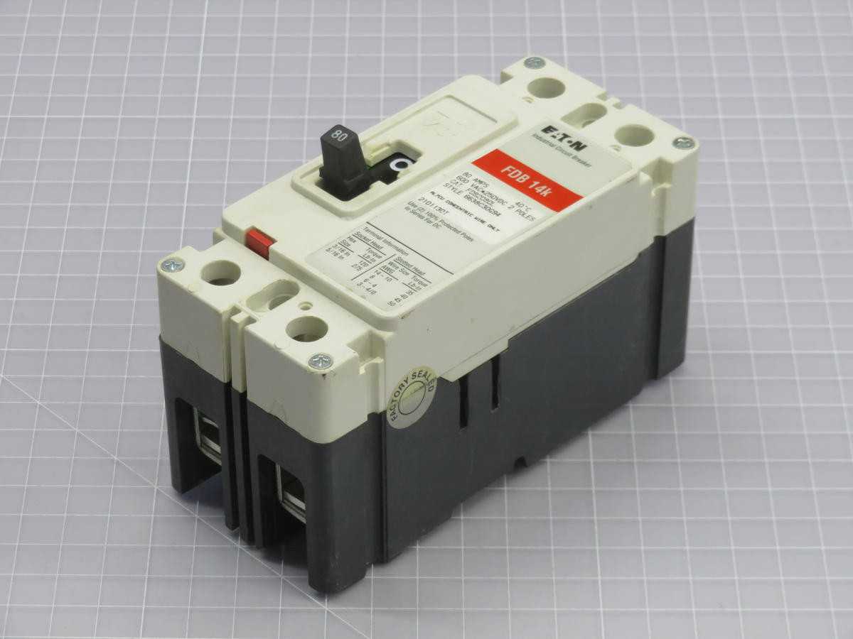EATON FDB2080L MOLDED CASE CIRCUIT BREAKER T221660 - CIRCUIT BREAKERS