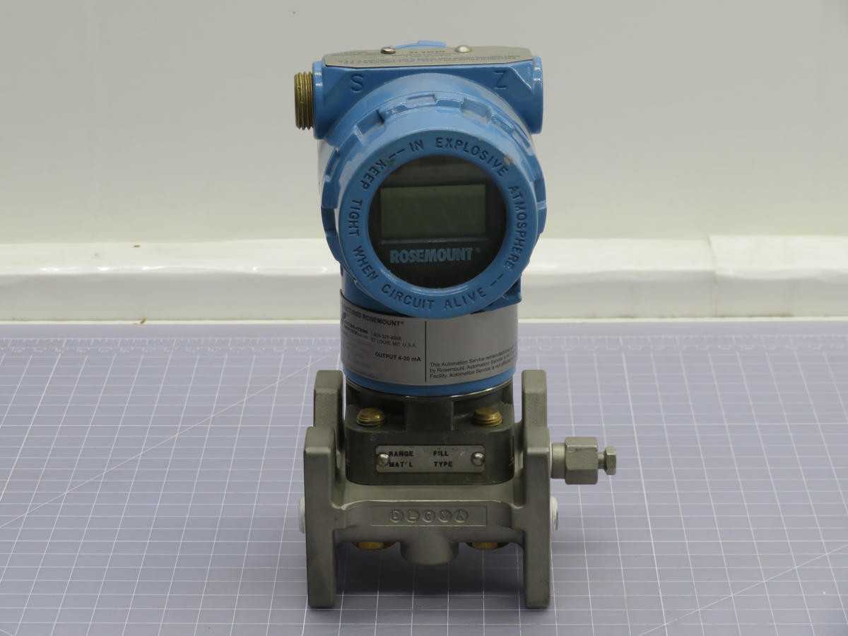 Rosemount 3051CG1A02A1AH2 0-25 In H2O Differential Pressure Transmitter - PRESSURE TRANSMITTER