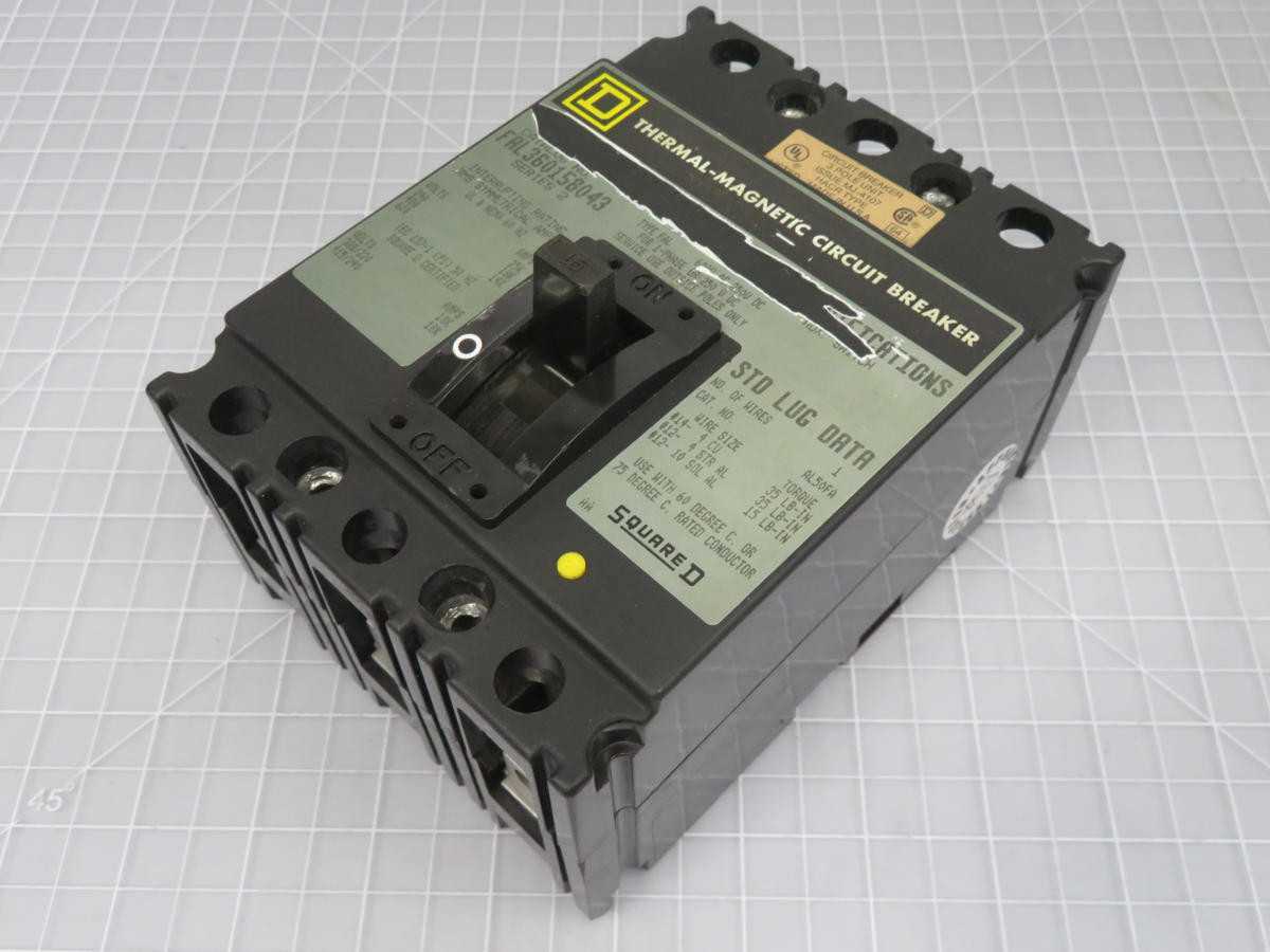 SQUARE D FAL360158043 THERMAL-MAGNETIC CIRCUIT BREAKER T198708 - CIRCUIT BREAKERS