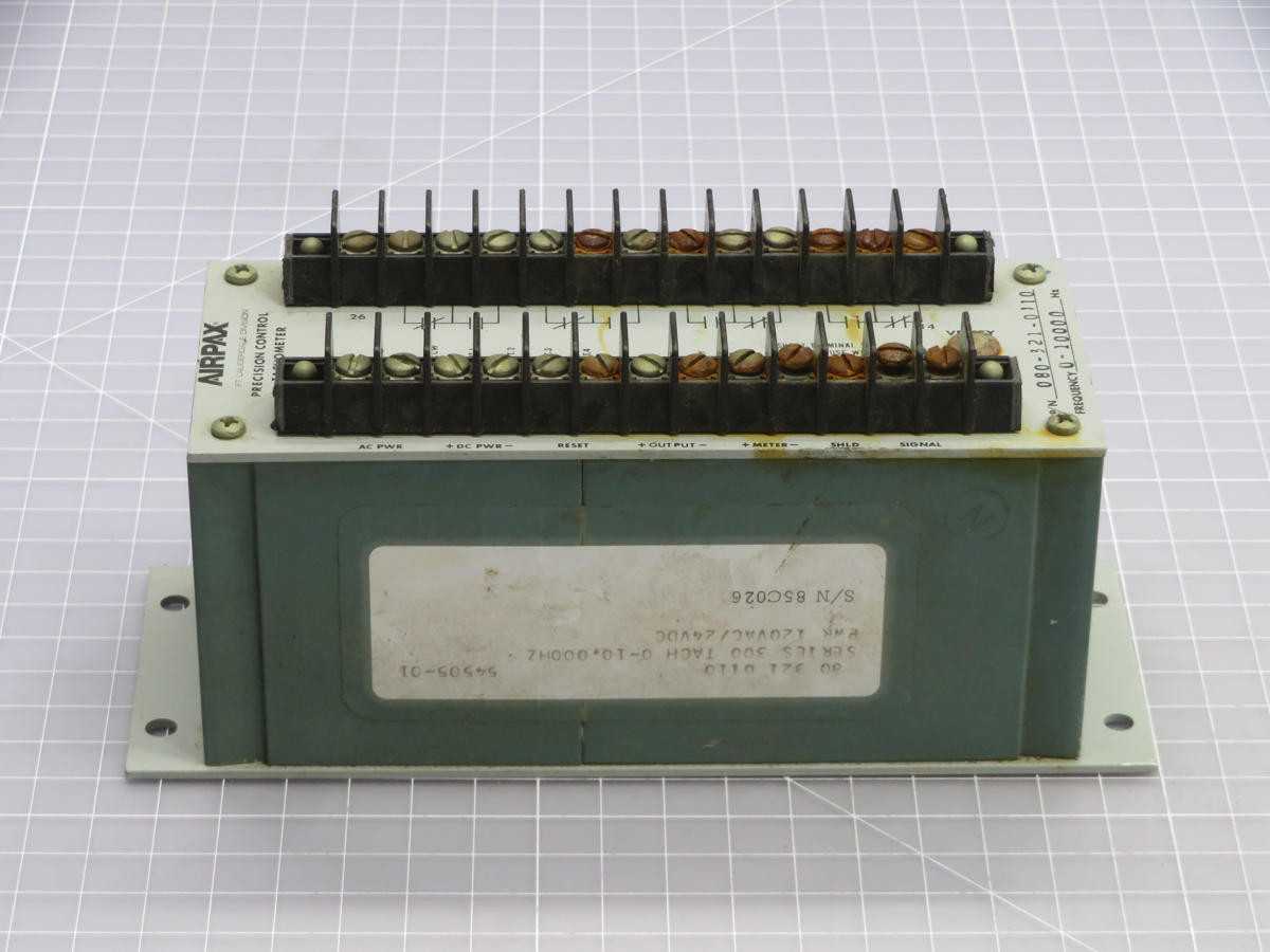 Airpax 080-321-0110 Motor Protection Relay T241137 - PROTECTION RELAY