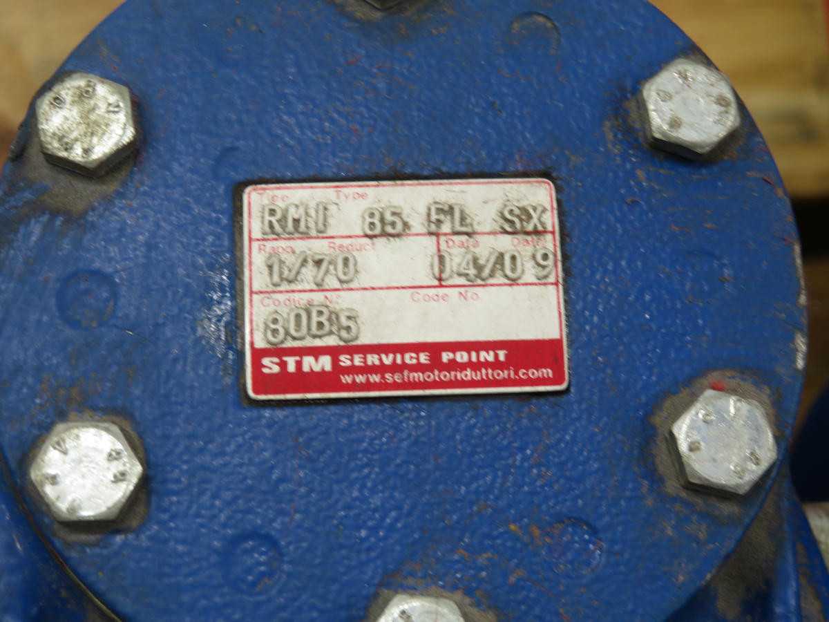 STM 80B5 MOTORS/GEARBOX/CLUTCH T210250 - MECHANICAL CLUTCH