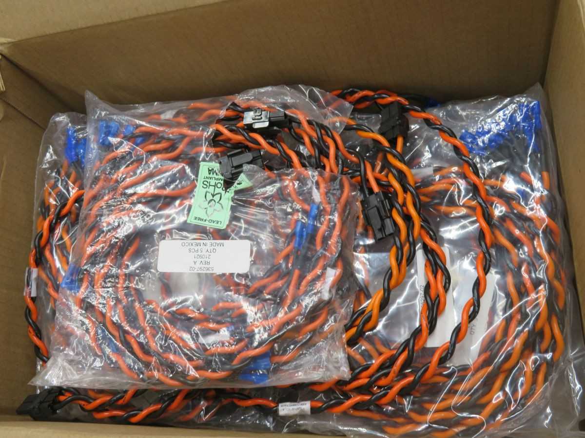 Lot Of 50 536297-00 Compressor Power Cables T256588 - CORDSET CABLES