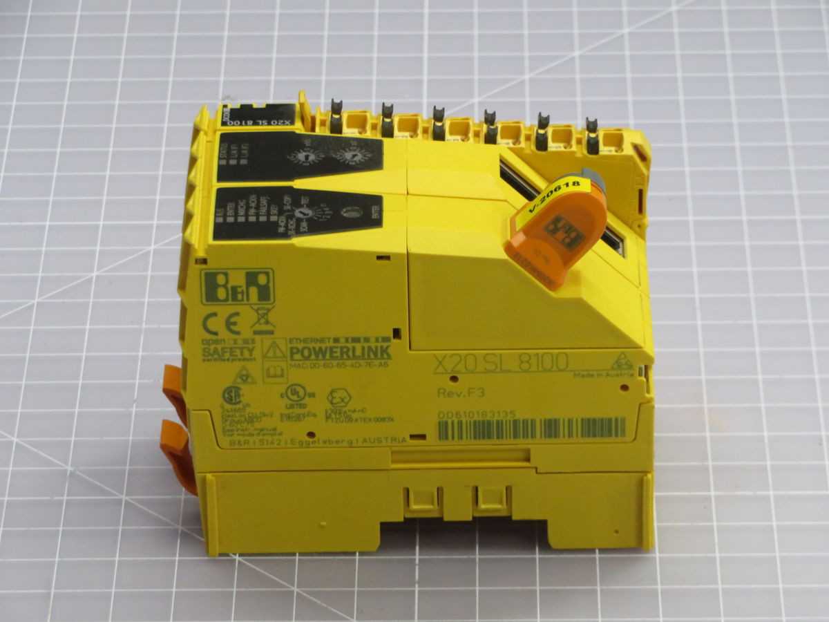 B&R X20 SL 8100 SAFETY CONTROLLER T260850 - MOTOR DRIVES