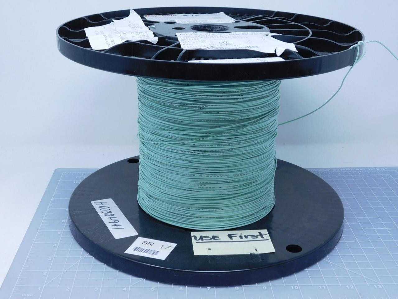 LOT OF 1500 FT RAYCHEM BMS13-48/8-1-22 TIN COATED ANNEALED COPPER AWG: 22 T132095 - ELECTRICAL WIRE