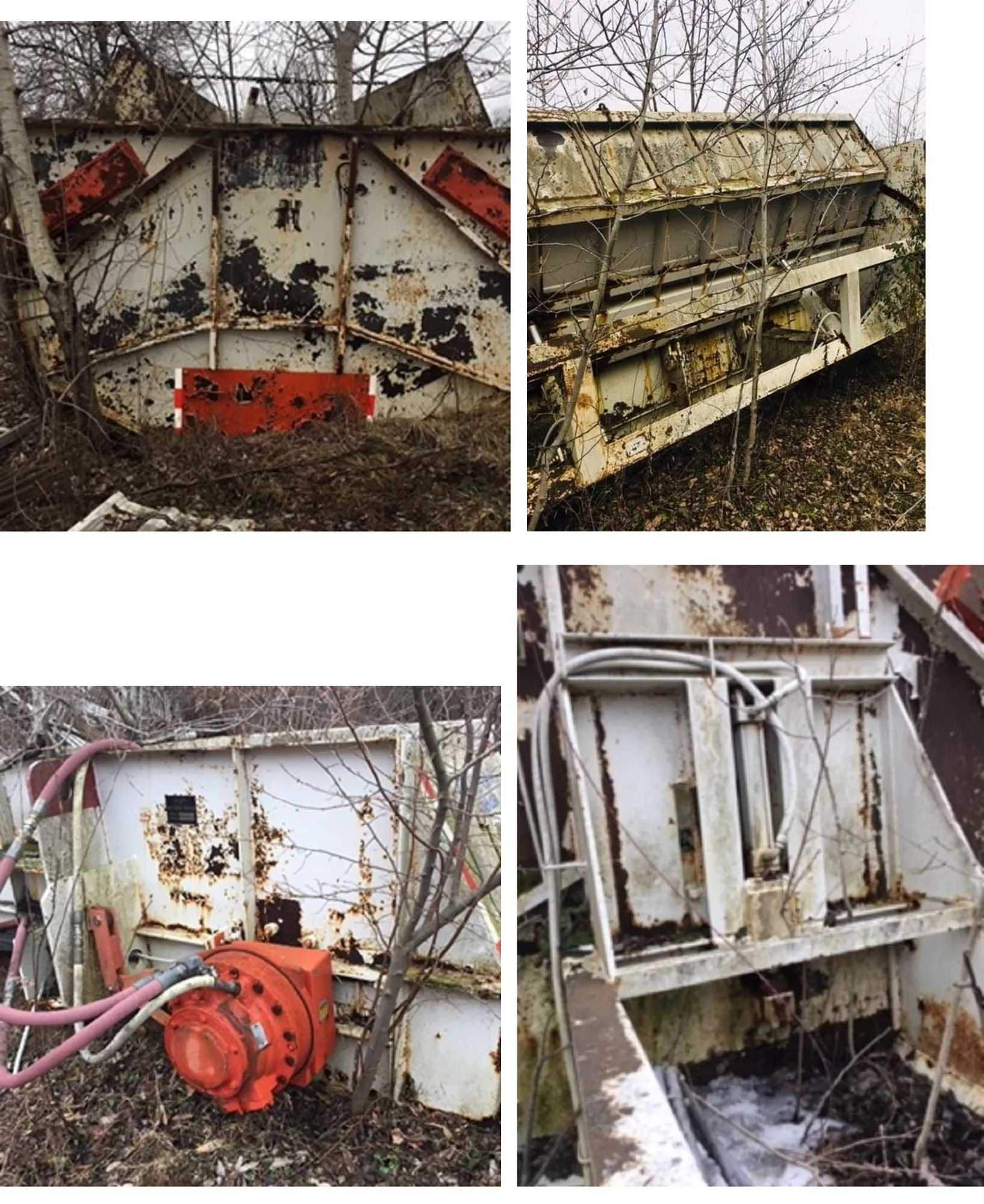 25' Long Conveyor With Steel Flights, Hydraulic Pump, Tank & Drive For Coal Or Aggregate - SCREW CONVEYOR
