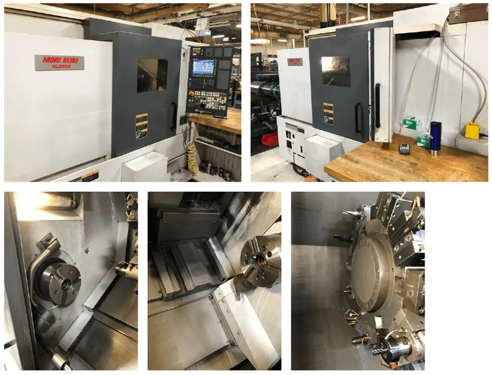 2004 Mori Seiki NL-2500SMC 5-Axis CNC Lathe With Chip Conveyor & Bar Feeder - CNC LATHES