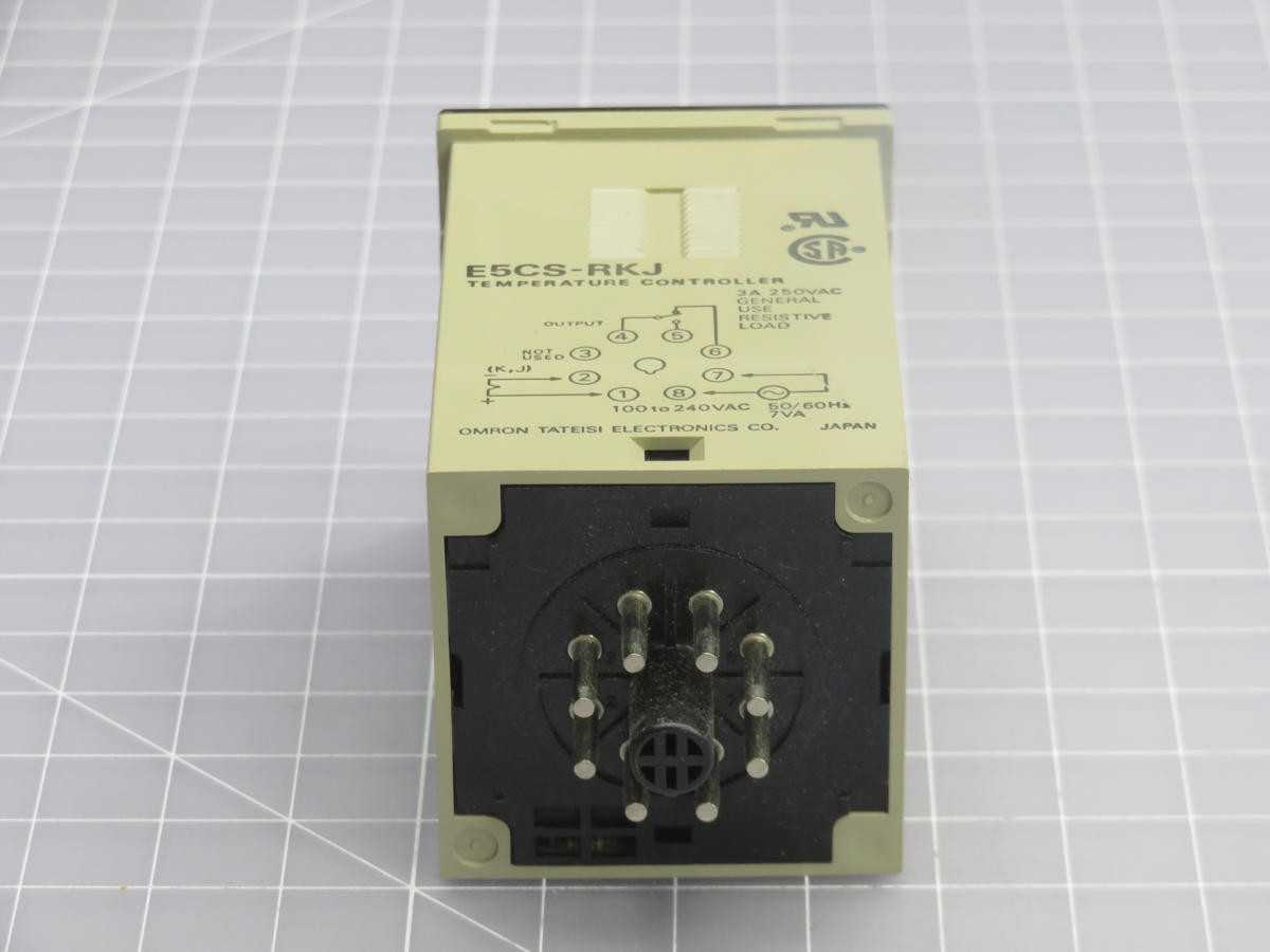 OMRON E5CS-RKJ TEMPERATURE CONTROLLER T240439 - MISCELLANEOUS