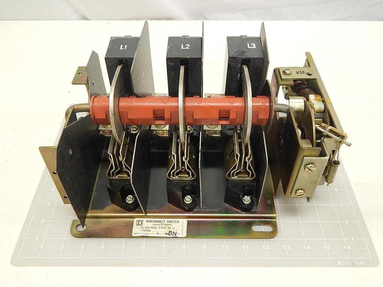 SQUARE D 9422 TF-2 DISCONNECT SWITCH T71499 - DISCONNECT SWITCHES