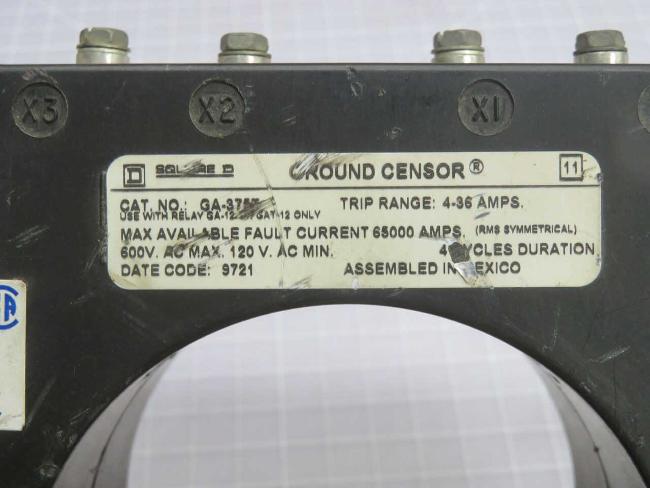 SQUARE D GA-375T GROUND SENSOR T245559 - SENSORS