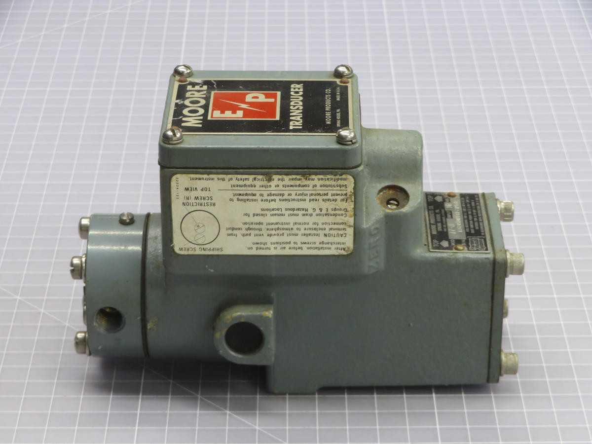 MOORE 77-8 TRANSDUCER T244393 - PRESSURE TRANSMITTER