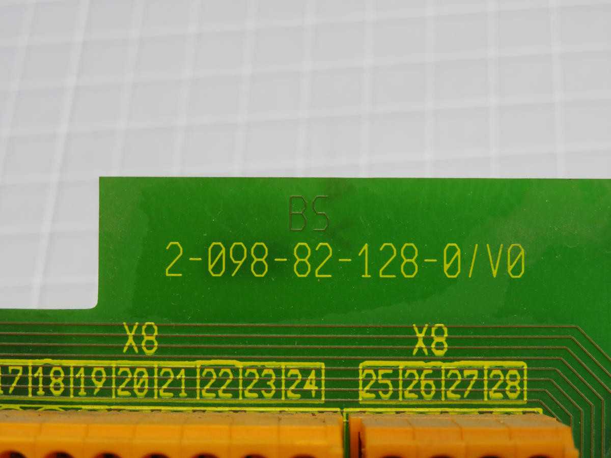 KRONES 2-098-82-128-0/V0 CONNECTOR CIRCUIT BOARD T219251 - PCB CIRCUIT BOARDS