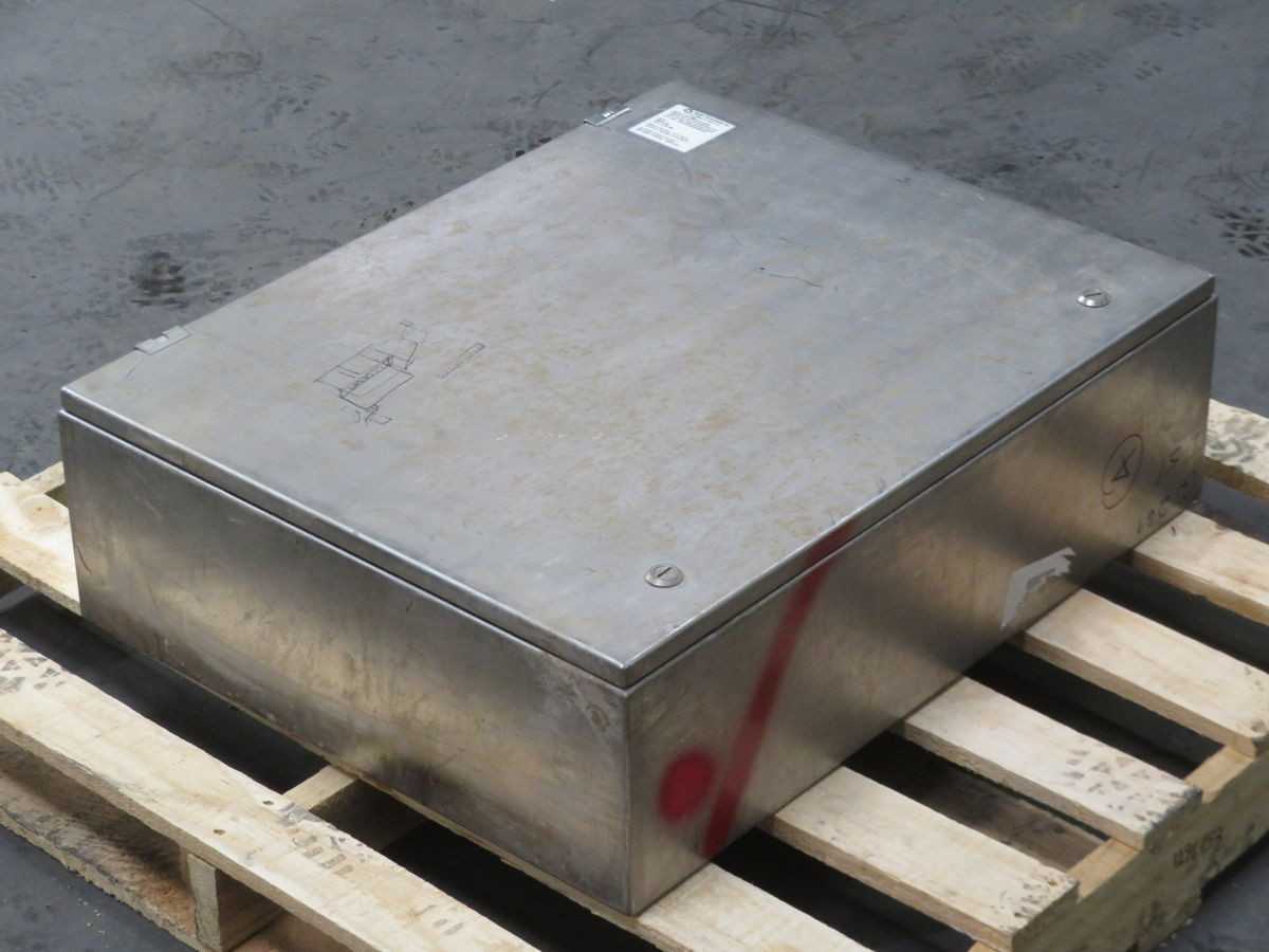 HOFFMAN AB441343 STAINLESS STEEL INDUSTRIAL CONTROL PANEL ENCLOSURE T254018 - ELECTRICAL ENCLOSURES