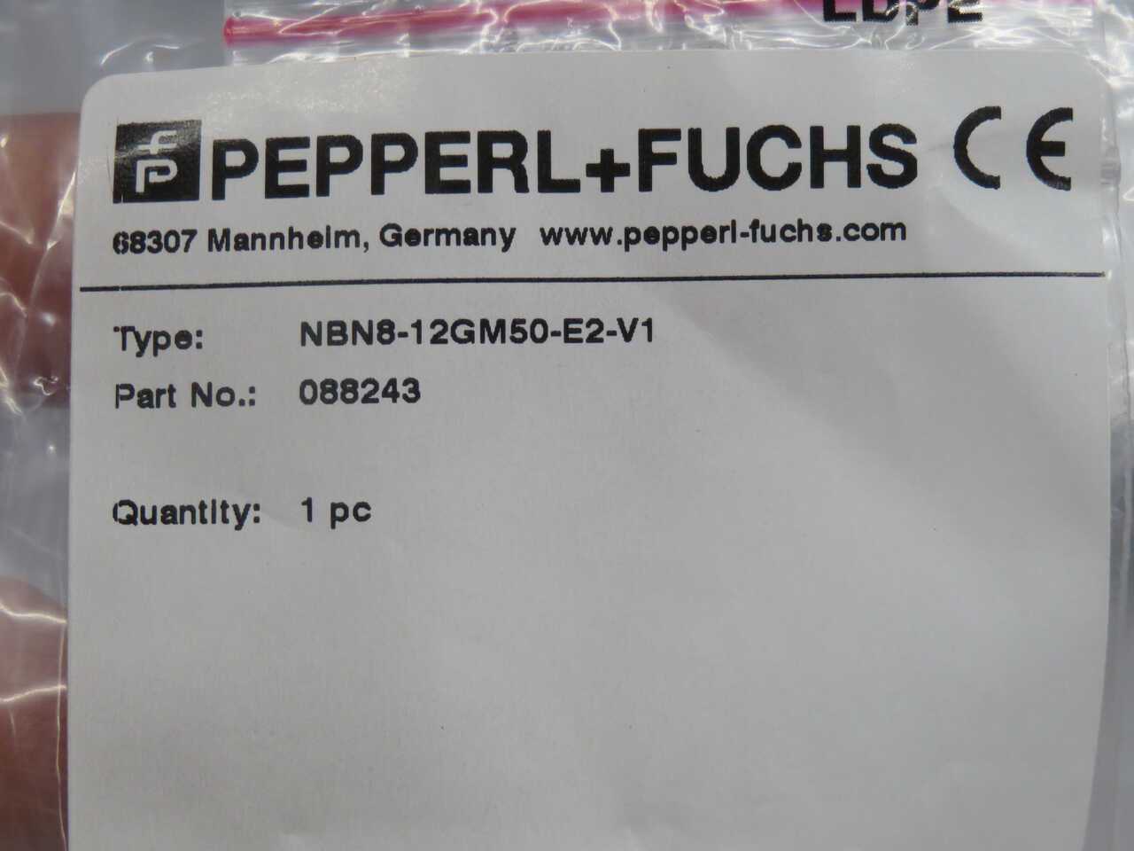 LOT OF 10 PEPPERL & FUCHS NBN8-12GM50-E2-V1 088243 INDUCTIVE SENSOR T269709 - SENSORS