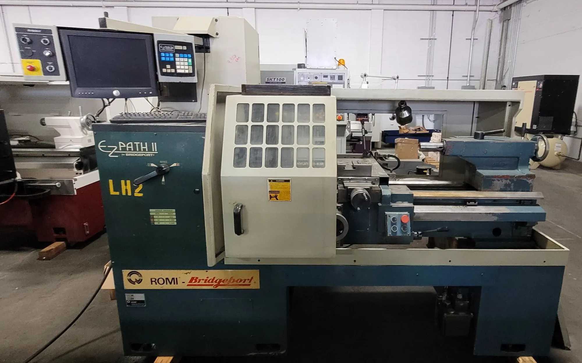 1995 BRIDGEPORT ROMI EZ PATH II CNC LATHE, 20" X 40", 10 HP, 3,500 RPM - CNC LATHES