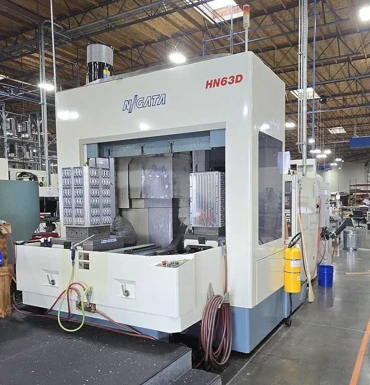 2010 Niigata HN63D CNC Horizontal Machining Center - 4 Axes, 35 HP Spindle, FANUC 30IA Control - VERTICAL MACHINING CENTERS