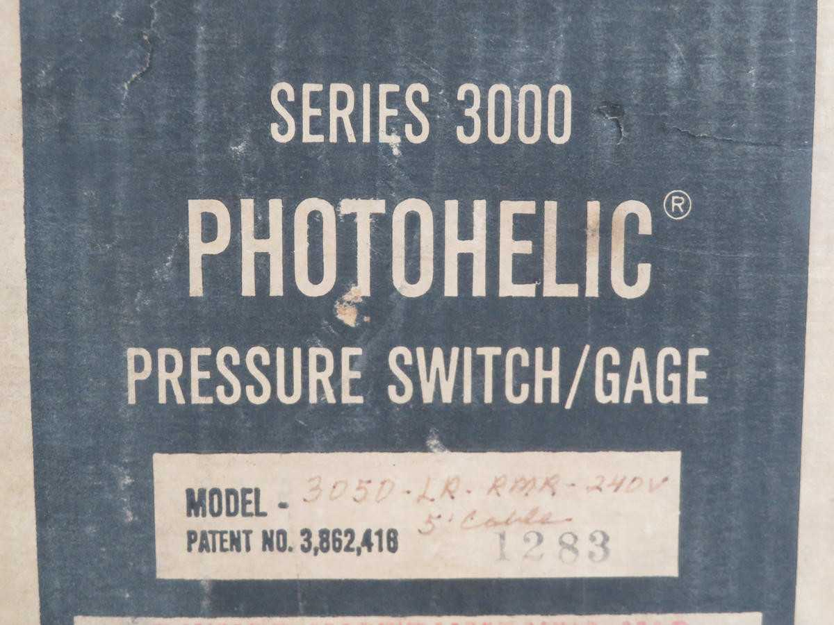 DWYER 3050C POWER SUPPLY DIFFERENTIAL PRESSURE GAGE SWITCH RANGE 0-50 - INSTRUMENTATION