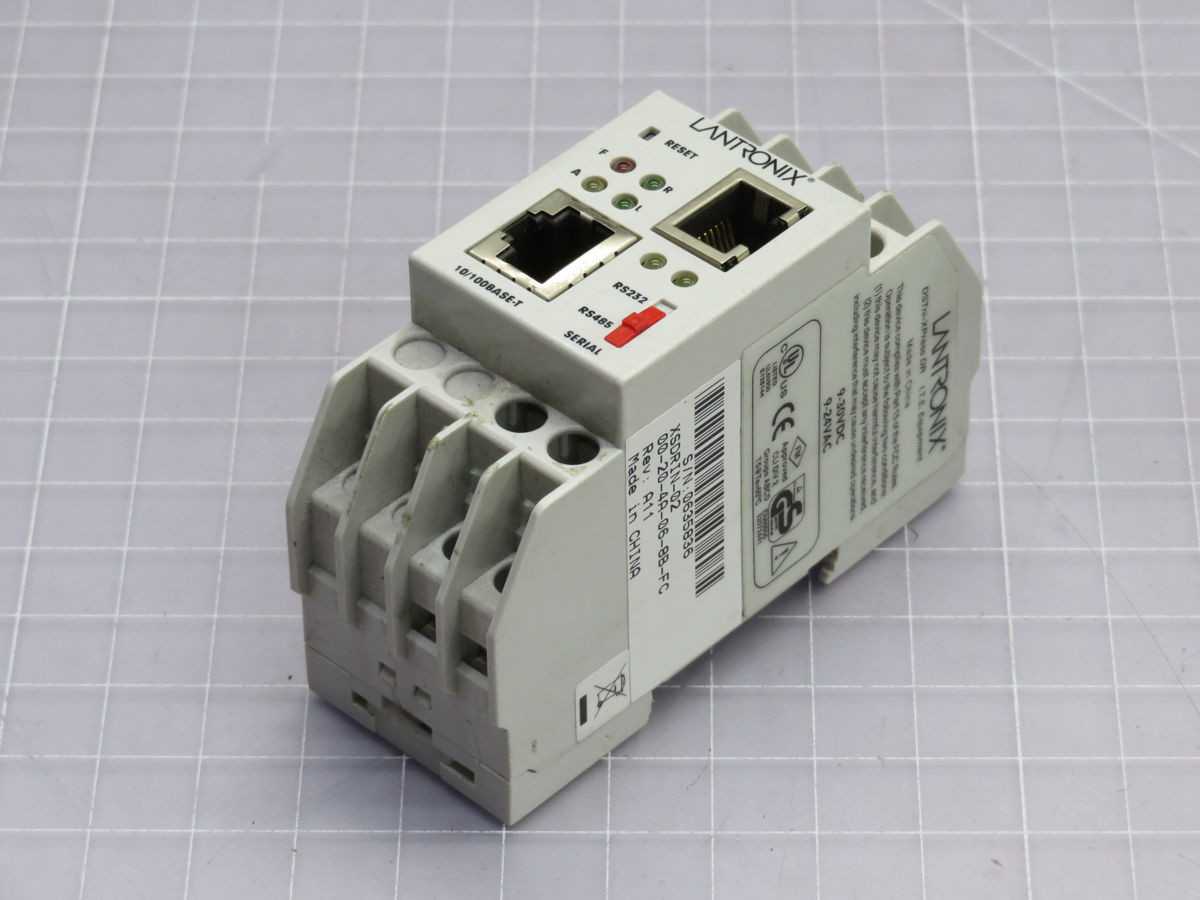 LANTRONIX XSDRIN-02 EXTERNAL DEVICE SERVER T256187 - PLC MODULES