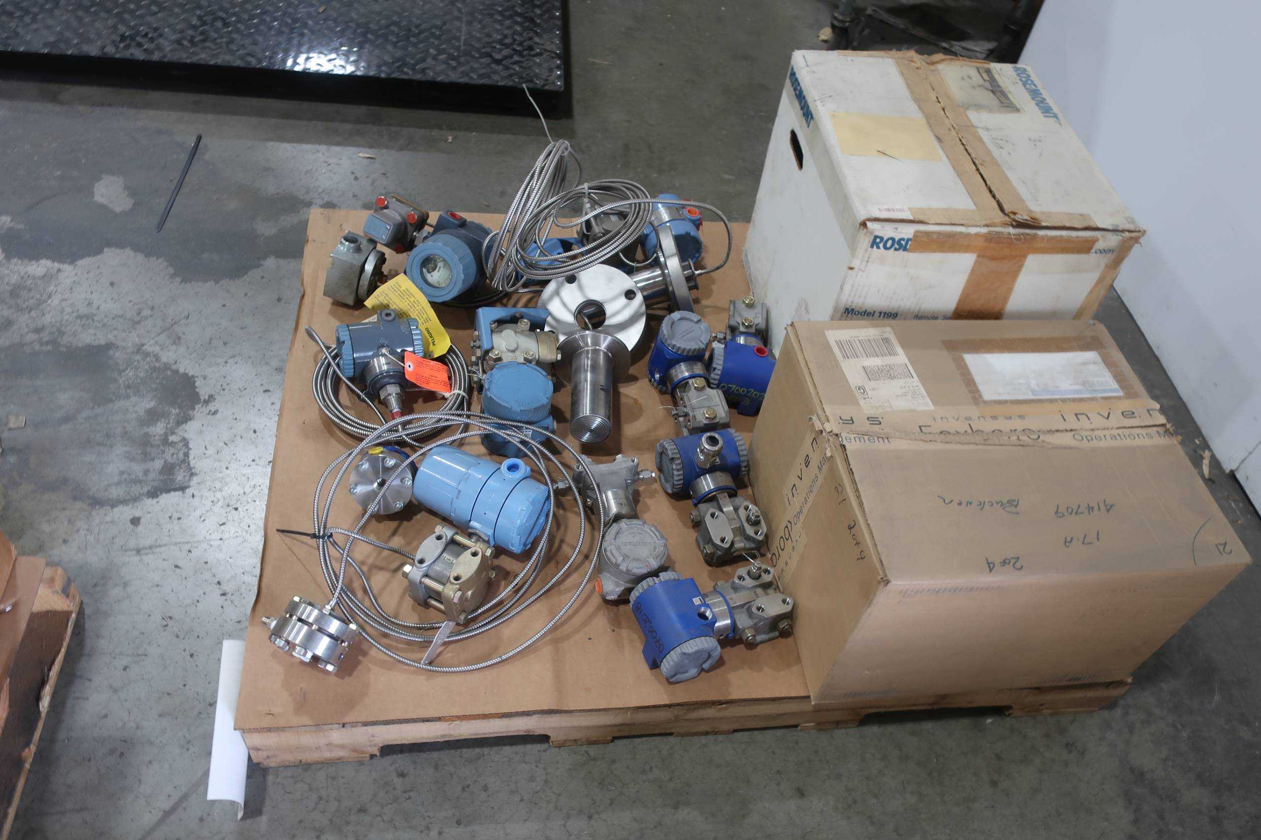 SKU 1761573 - 3 PALLETS OF ASSORTED TRANSMITTERS - INSTRUMENTATION