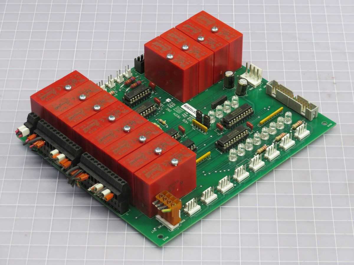 YES TECH 10074 RELAY CIRCUIT BOARD T253413 - PCB CIRCUIT BOARDS