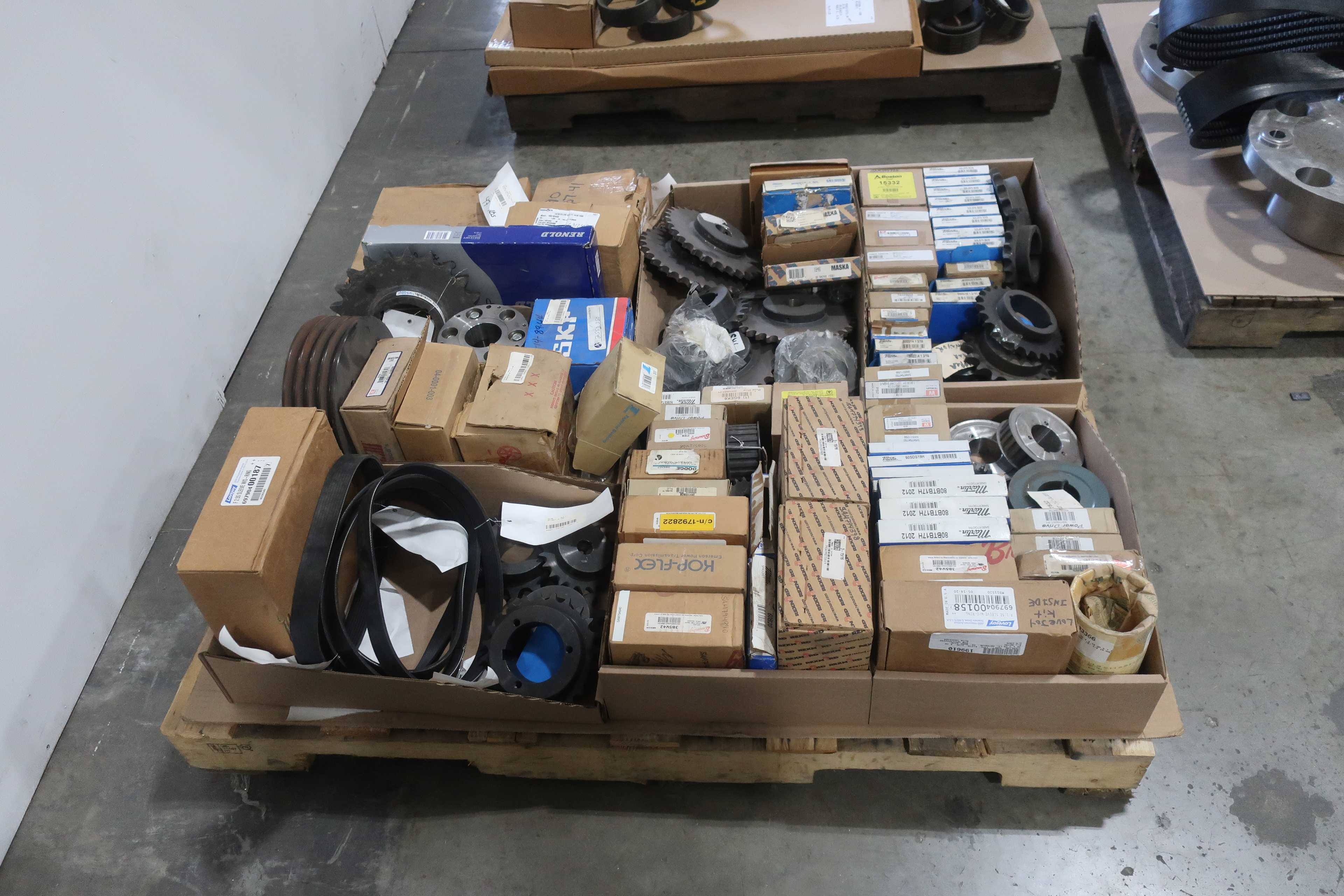 SKU 1761050 - 3 PALLETS OF ASSORTED POWER TRANSMISSION - POWER TRANSMISSION
