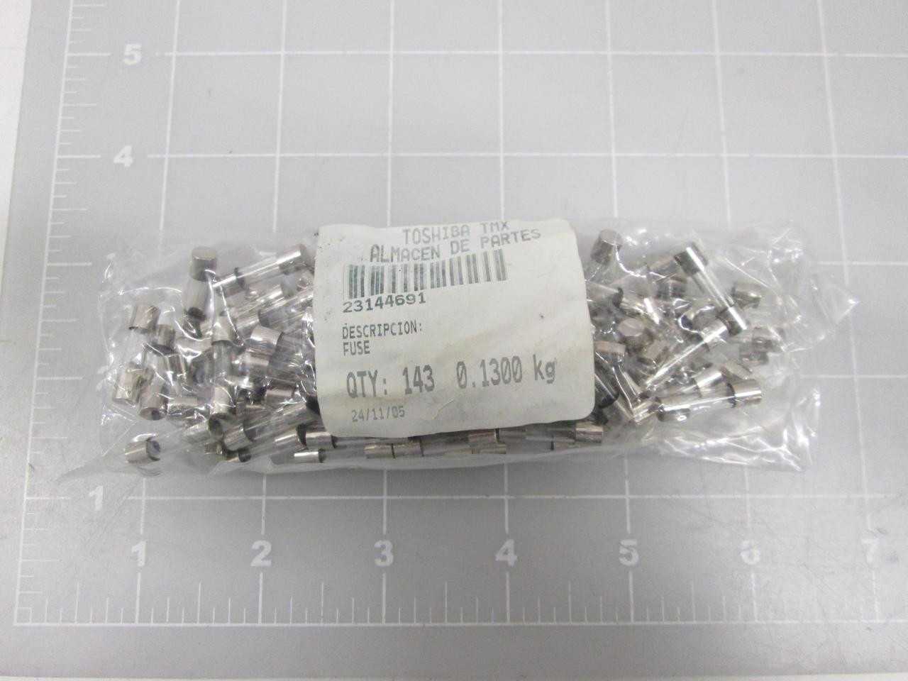 LOT OF 1000 TOSHIBA 51NM020H 23144691 FUSES T58372 - FUSES